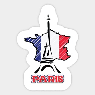 PARIS CITY Sticker